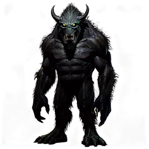 Dark Forest Monster PNG 05232024