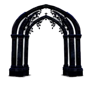 Dark Gothic Archway PNG Dfv45 PNG