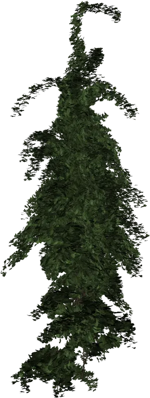 Dark Green Foliage Texture PNG image