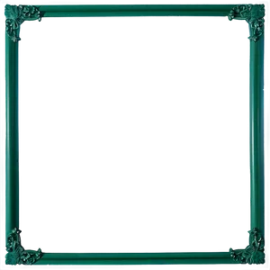 Dark Green Frame PNG Per