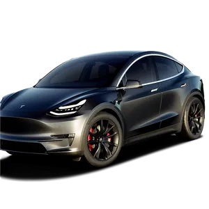 Dark Grey Tesla Model Y PNG Bhv30 PNG