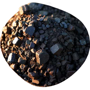 Dark Iron Ore Fines PNG 64 PNG