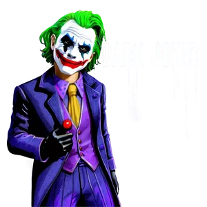 Dark Joker Artwork PNG Ltx