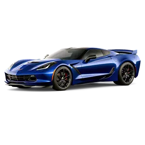 Dark Knight Corvette C8 Png 06252024 PNG image