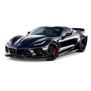 Dark Knight Corvette C8 PNG 80