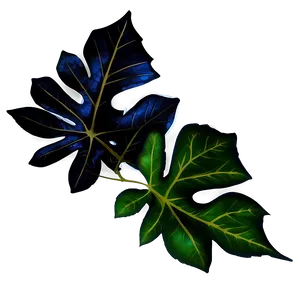 Dark Leaves PNG 74