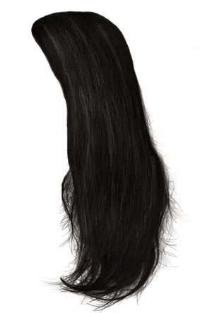 Dark Long Hair Silhouette