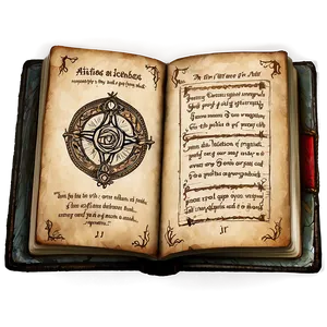 Dark Magic Spellbook Png Jfm PNG image