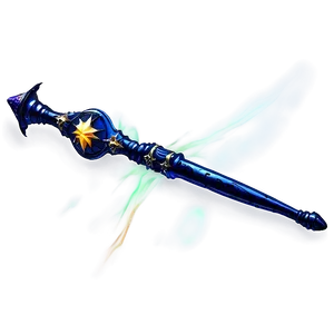 Dark Magic Wand PNG Ofj31