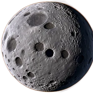 Dark Moon Craters Texture PNG Abs