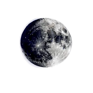Dark Moon In Space PNG 06252024
