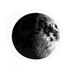 Dark Moon In The Night Sky PNG 47