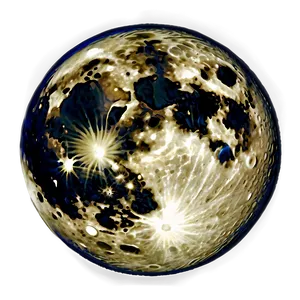 Dark Moon Space PNG Bgy