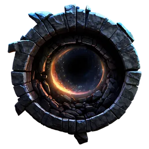 Dark Mysterious Portal PNG Wvp82