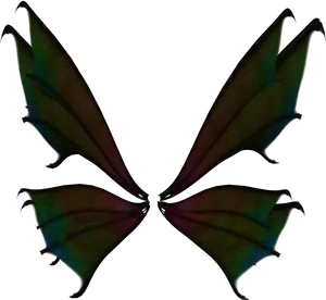 Dark Mystical Butterfly Wings PNG