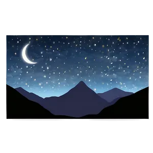 Dark Night Sky PNG Glp35