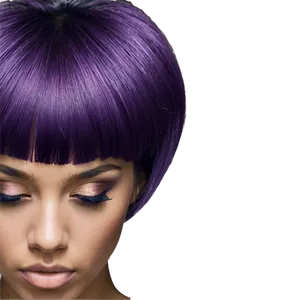 Dark Purple Hair Shade Inspiration Png 48 PNG image