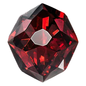 Dark Red Crystal PNG Csv