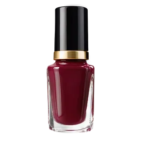 Dark Red Nail Polish Bottle PNG Luj PNG