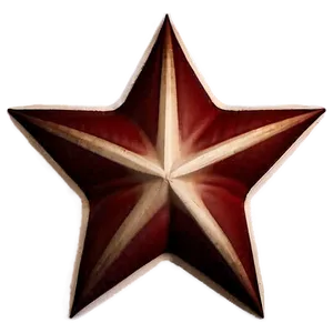 Dark Red Star PNG 05232024