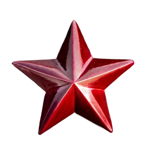Dark Red Star PNG 99