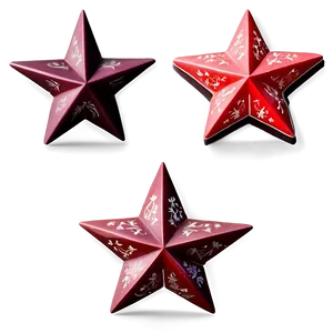 Dark Red Star PNG Xua43