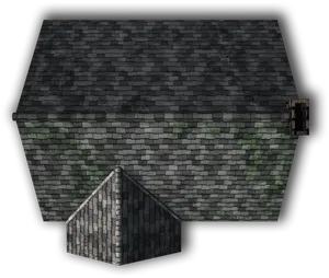Dark Shingled Roof Texture PNG image
