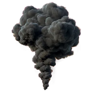 Dark Smoke Puff Png 06272024 PNG image