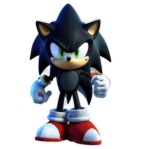 Dark Sonic Rival Shadow PNG 35