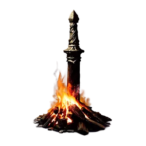 Dark Souls Bonfire C PNG image