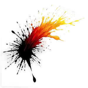 Dark Splash Black Splatter Png 06262024 PNG image