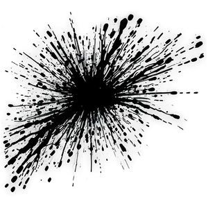 Dark Splash Black Splatter Png 8 PNG image