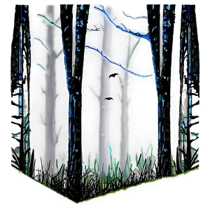 Dark Spooky Forest Clipart Png Lln PNG image