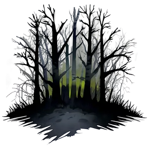 Dark Spooky Forest Clipart Png Mml83 PNG image