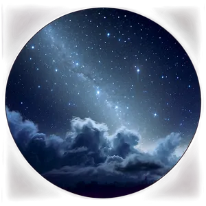Dark Starry Sky PNG Rxy