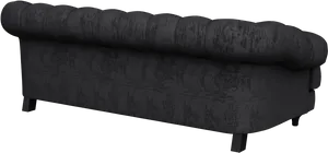 Dark Textured Couchon Black Background PNG image