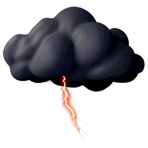 Dark Thunder Cloud PNG 04302024