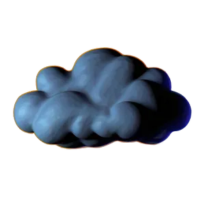 Dark Thunder Cloud PNG Lij58