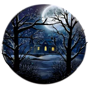 Dark Winter Night PNG 55 PNG