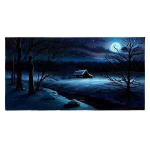 Dark Winter Night PNG Sar72 PNG