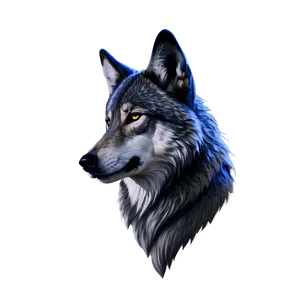 Dark Wolf Head Background PNG Yxl63 PNG