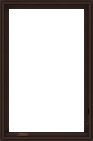 Dark Wooden Frameon Blue Background PNG image