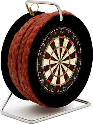 Dartboardin Salami Suitcase PNG image