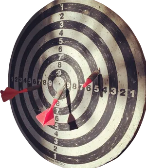 Dartboardwith Darts PNG