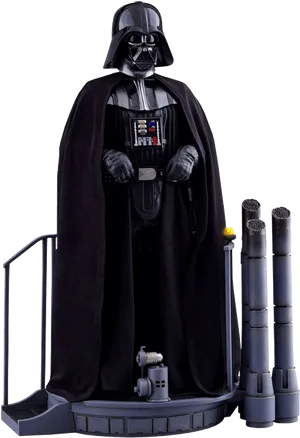 Darth Vader Figure Standing PNG image