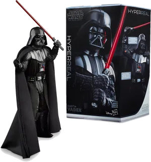 Darth Vader Hyperreal Figure Packaging PNG image