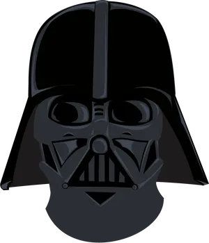 Darth Vader Iconic Helmet PNG image