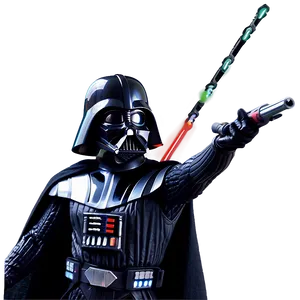 Darth Vader In Battle Scene Png 05212024 PNG image