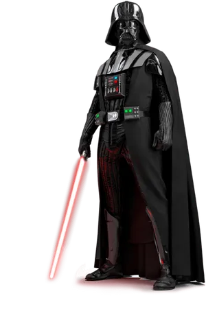 Darth Vader With Lightsaber.jpg PNG image