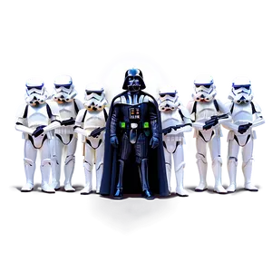 Darth Vader With Stormtroopers Png 05212024 PNG image